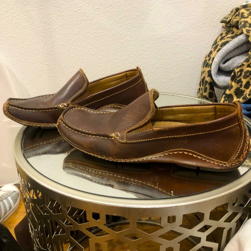 Steve Madden Wyott Brown Leather Loafers